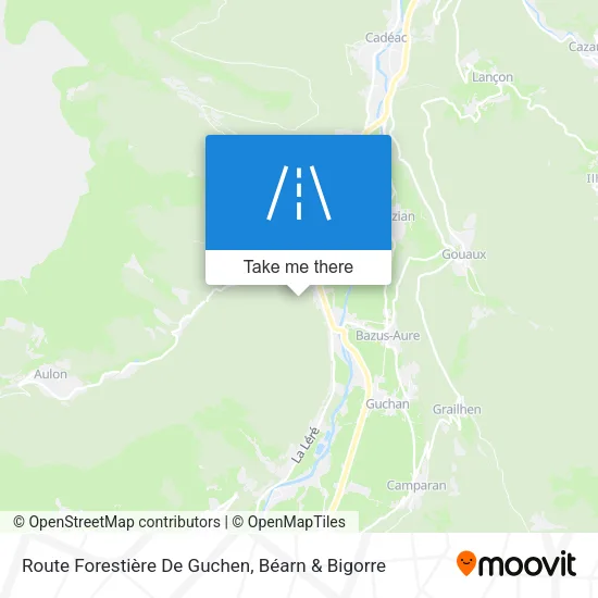 Route Forestière De Guchen map