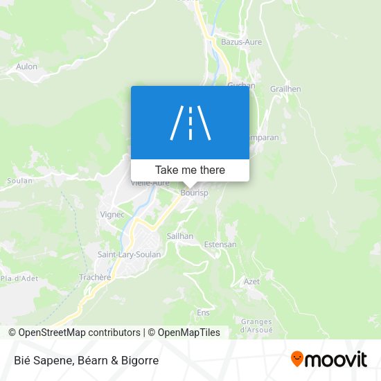 Bié Sapene map