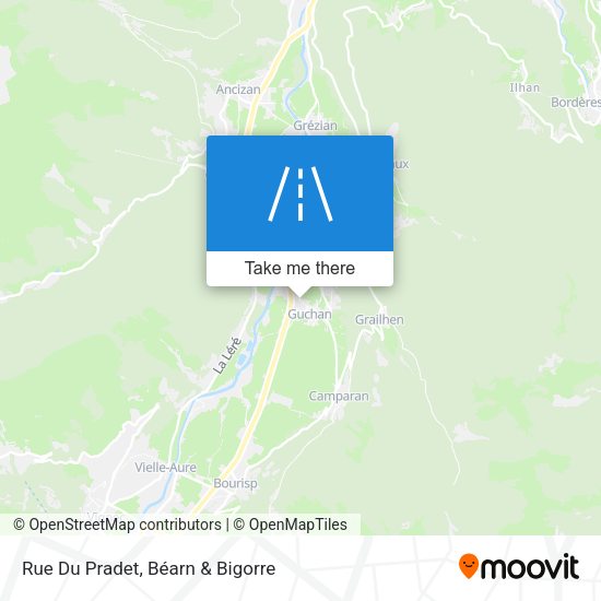Rue Du Pradet map