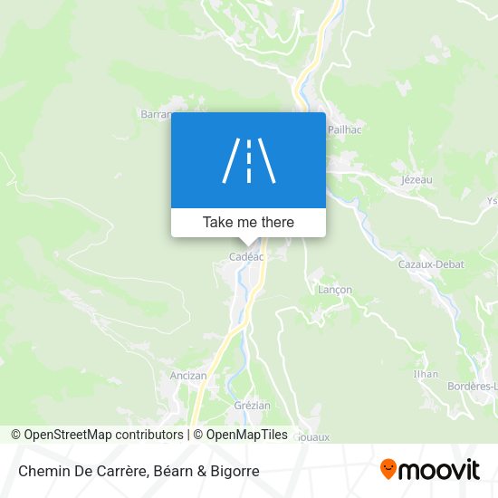 Chemin De Carrère map