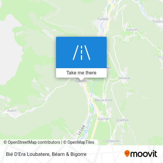 Bié D'Era Loubatere map