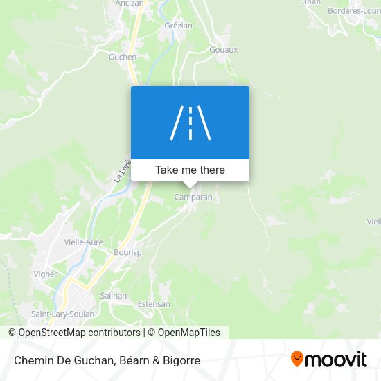 Chemin De Guchan map