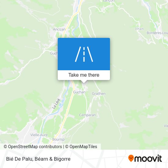 Bié De Palu map