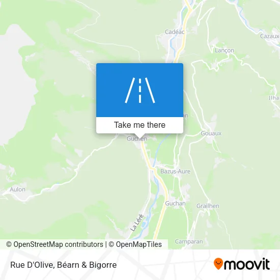 Rue D'Olive map