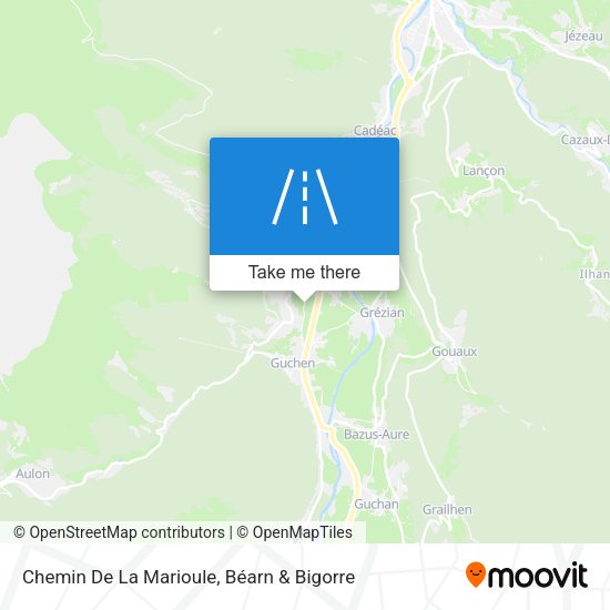 Chemin De La Marioule map