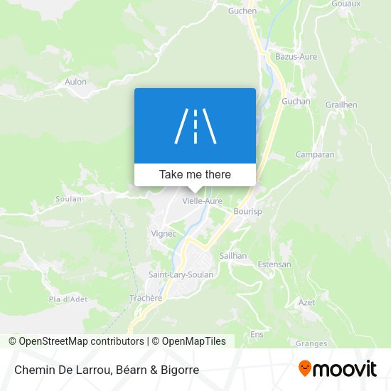 Chemin De Larrou map