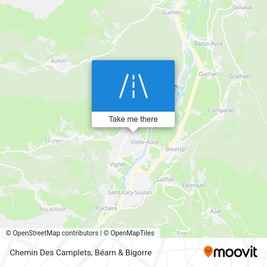 Chemin Des Camplets map