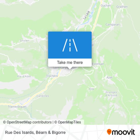 Rue Des Isards map