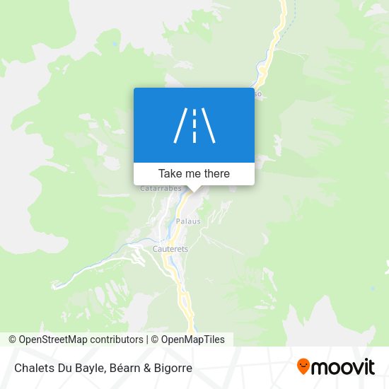 Chalets Du Bayle map