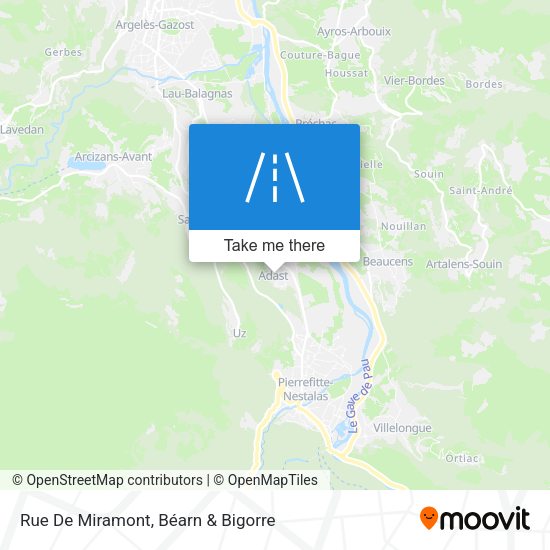 Rue De Miramont map