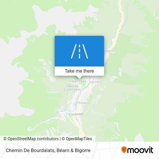Chemin De Bourdalats map