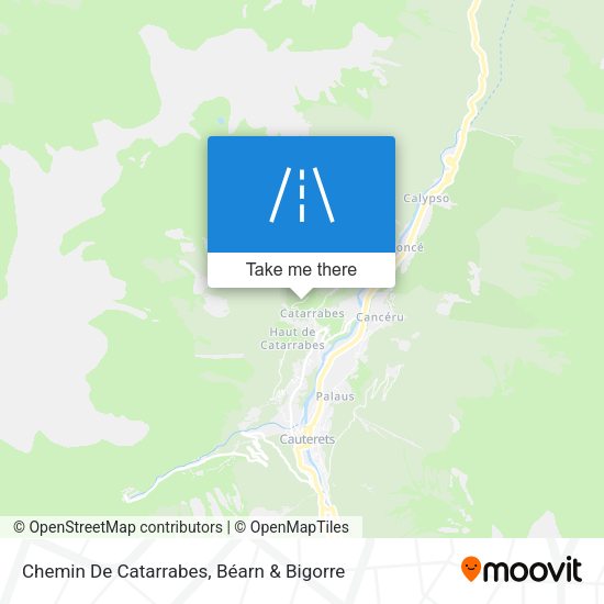 Chemin De Catarrabes map
