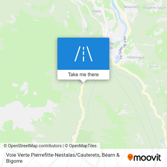 Voie Verte Pierrefitte-Nestalas / Cauterets map