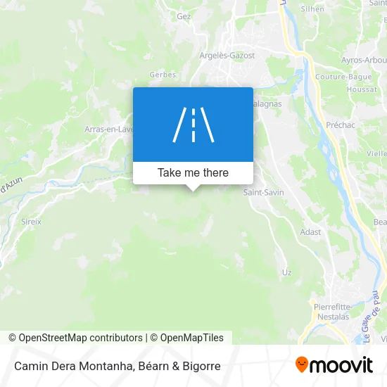 Camin Dera Montanha map