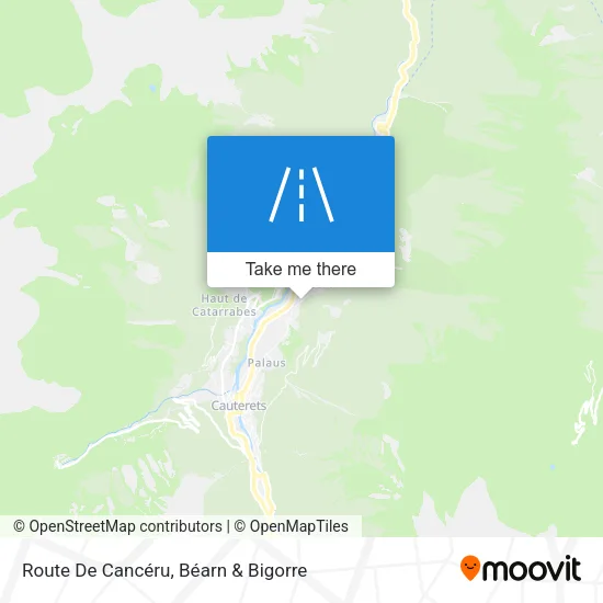 Route De Cancéru map
