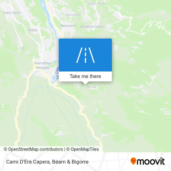 Cami D'Era Capera map