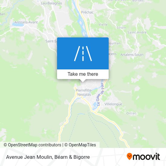 Avenue Jean Moulin map