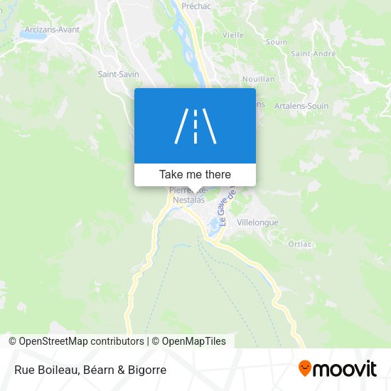 Rue Boileau map