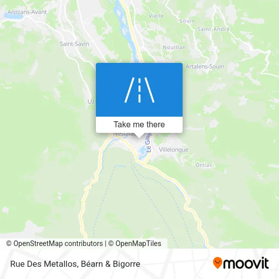 Rue Des Metallos map