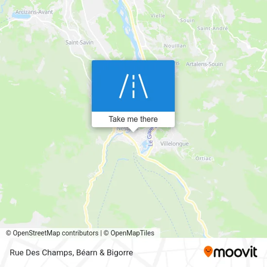 Rue Des Champs map