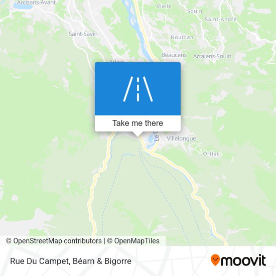Rue Du Campet map