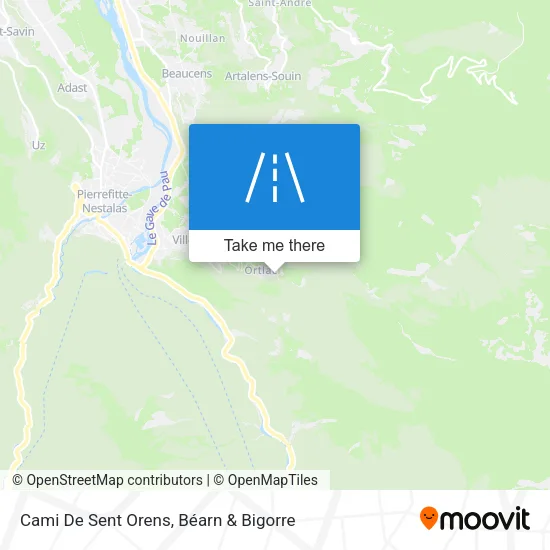 Cami De Sent Orens map