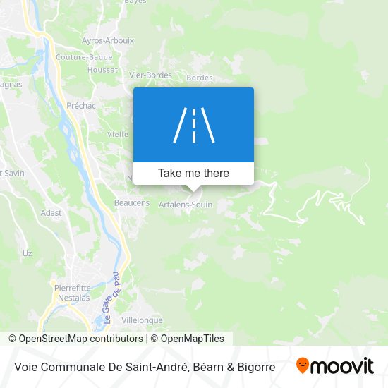 Voie Communale De Saint-André map