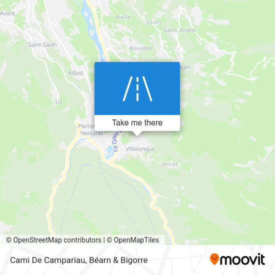 Cami De Campariau map