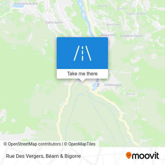 Rue Des Vergers map