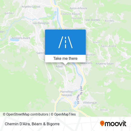 Chemin D'Aïra map