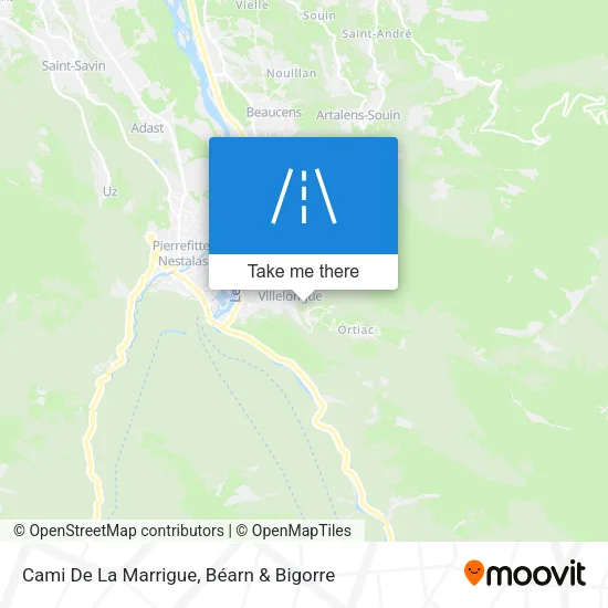 Cami De La Marrigue map
