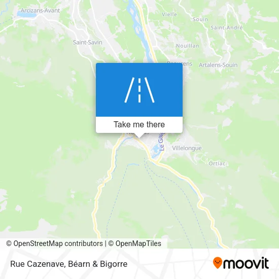 Rue Cazenave map