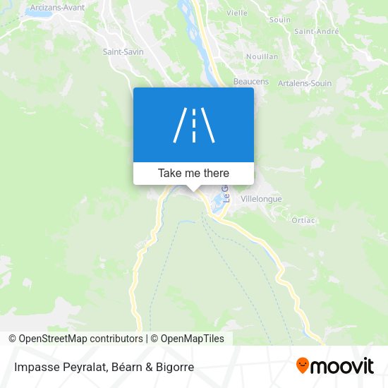 Impasse Peyralat map