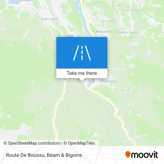 Route De Boussu map