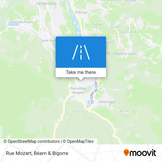Rue Mozart map