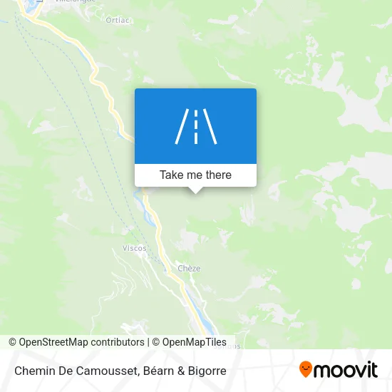 Chemin De Camousset map