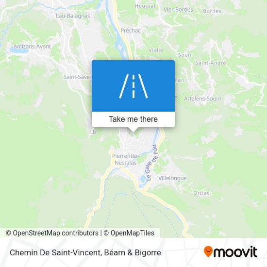 Chemin De Saint-Vincent map