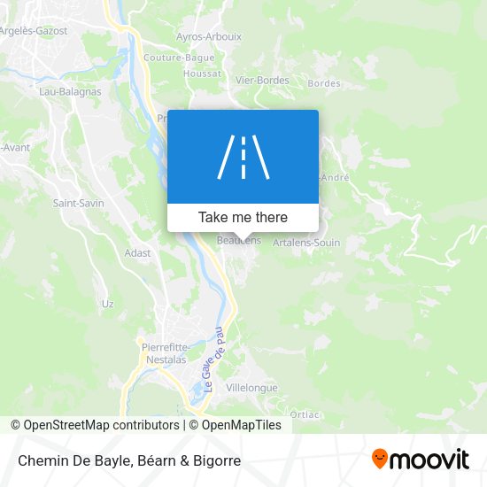 Chemin De Bayle map