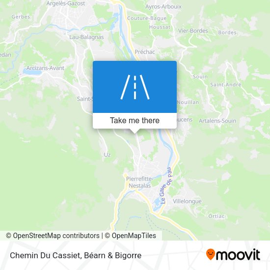 Chemin Du Cassiet map