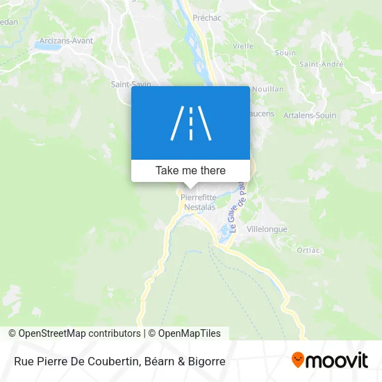 Rue Pierre De Coubertin map