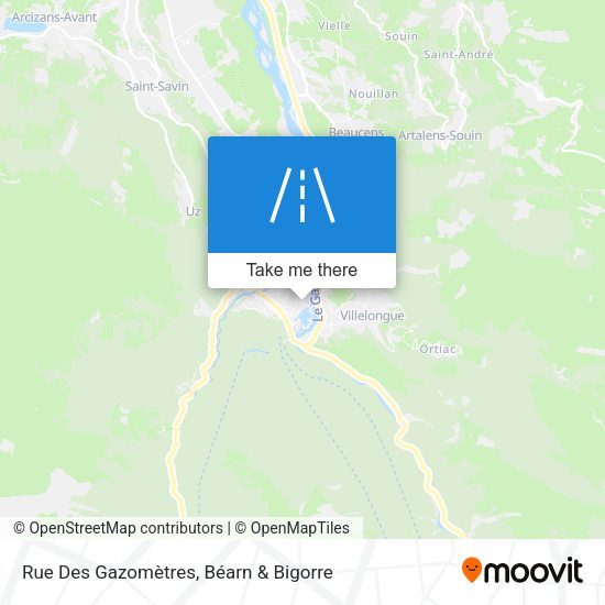 Rue Des Gazomètres map