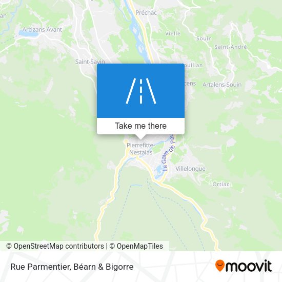 Rue Parmentier map