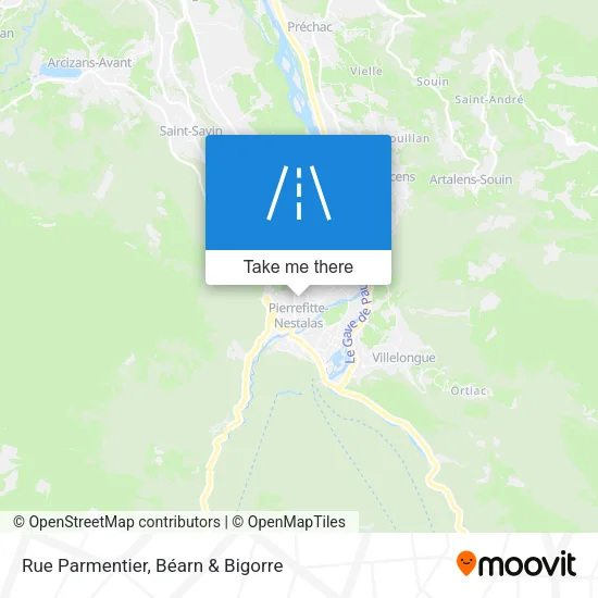Rue Parmentier map