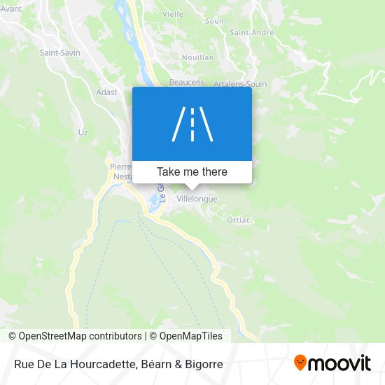 Rue De La Hourcadette map