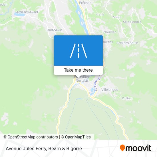 Avenue Jules Ferry map