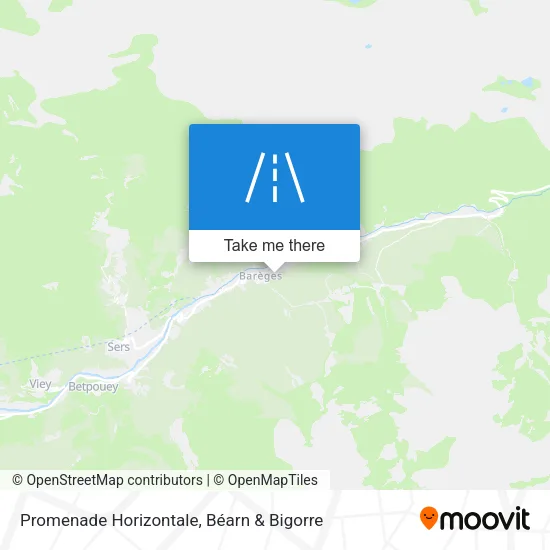Promenade Horizontale map