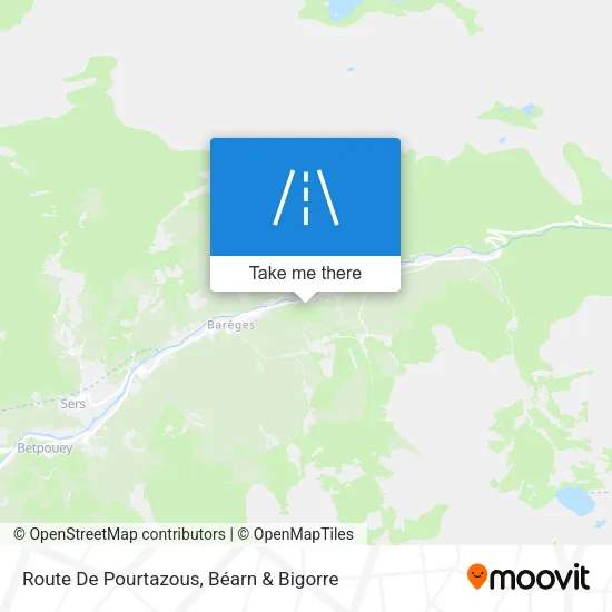 Route De Pourtazous map