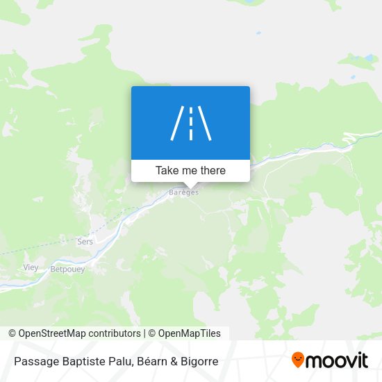 Passage Baptiste Palu map
