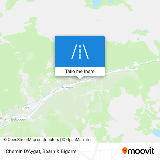 Chemin D'Aygat map