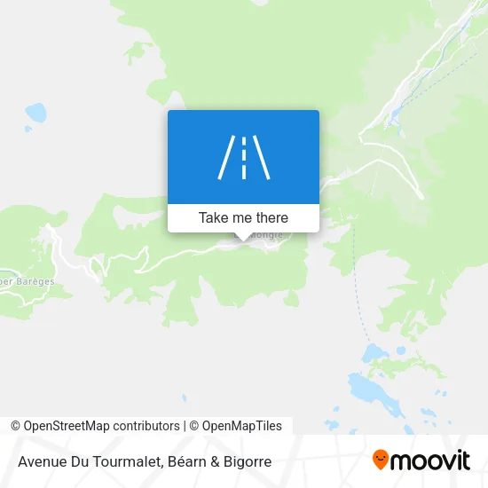 Avenue Du Tourmalet map